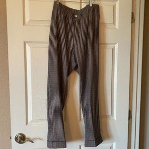 NWT J. Jill Navy Blue Multi Colored Pants size 18